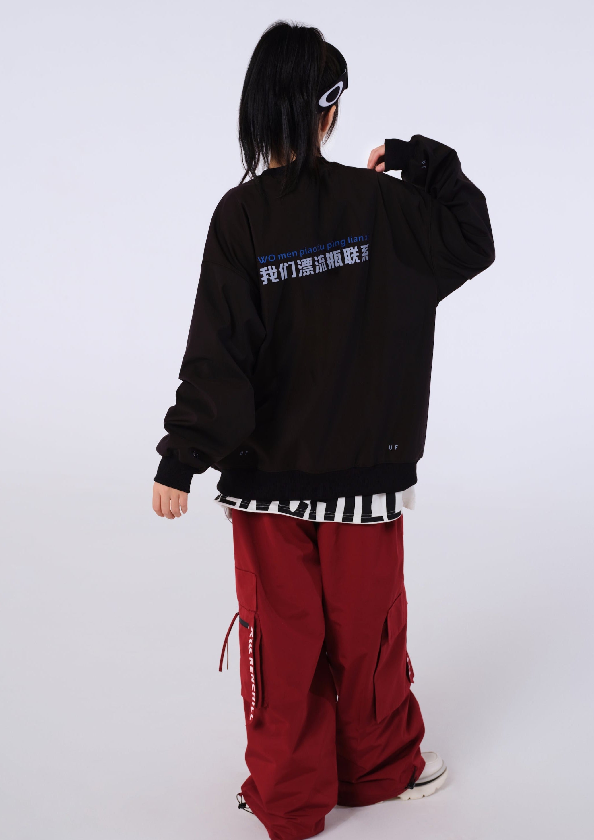 RenChill Wine Red Baggy Ski Snowboard Pants