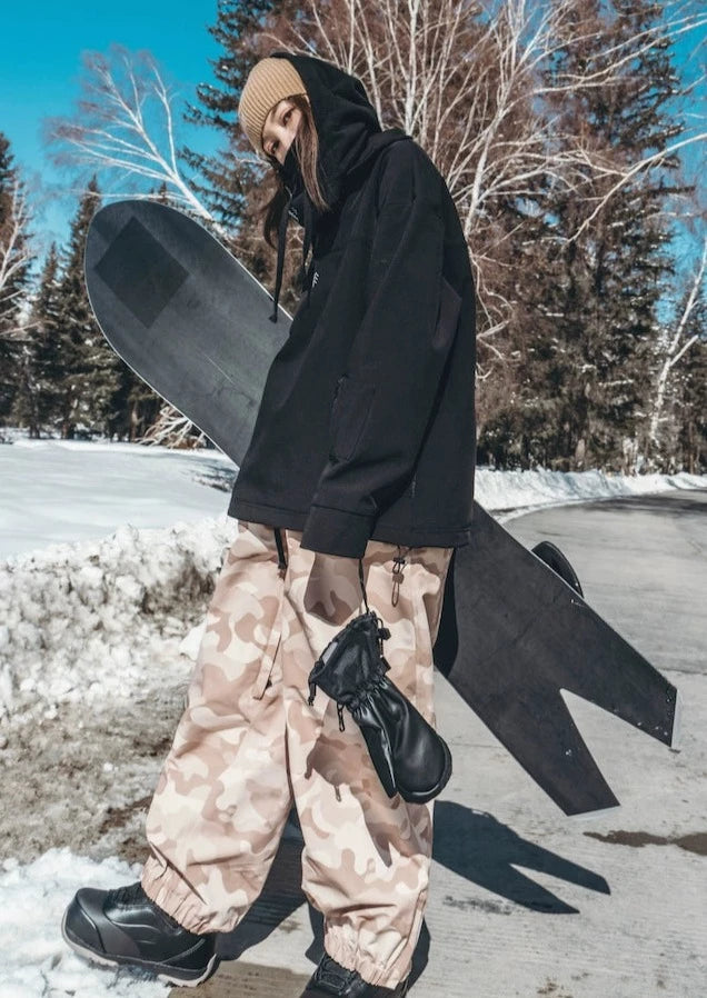 Awka Defender Camo Baggy Ski Snowboard Pants – Sesh Snow Awka Defender Camo Baggy Ski Snowboard Pants – Sesh Snow