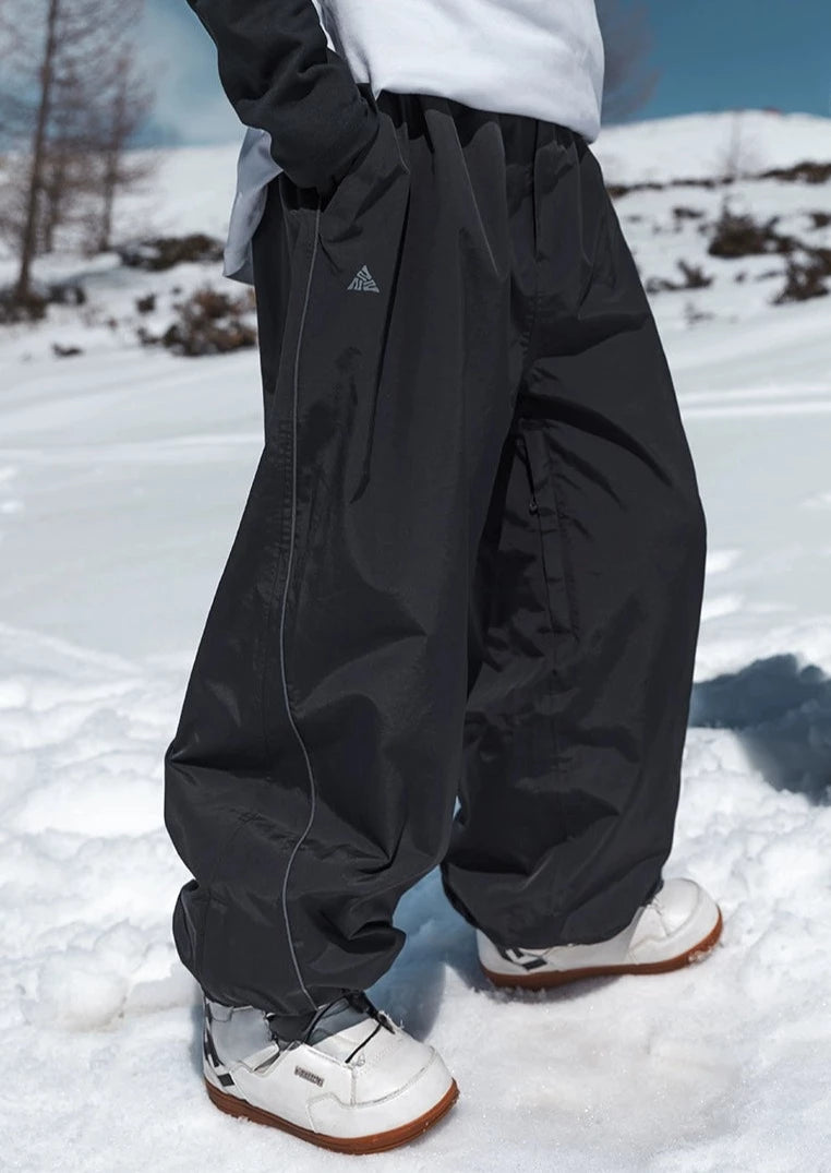 NANDN Insulated Baggy Ski Snowboard Pants Midnight Shadow M